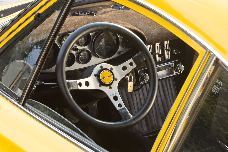 Ferrari Dino 246 GT, Cockpit, Lenkrad