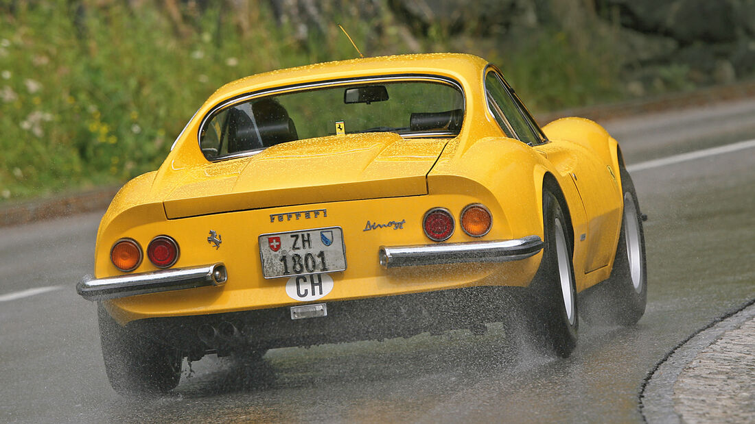 Ferrari Dino 246 GT, Heckansicht