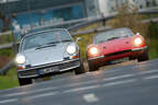 Ferrari Dino 246 GTS, Porsche 911 S Targa, Frontansicht