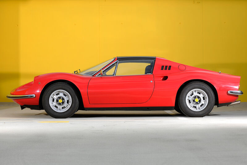 Ferrari Dino 246 GTS, Seitenansicht