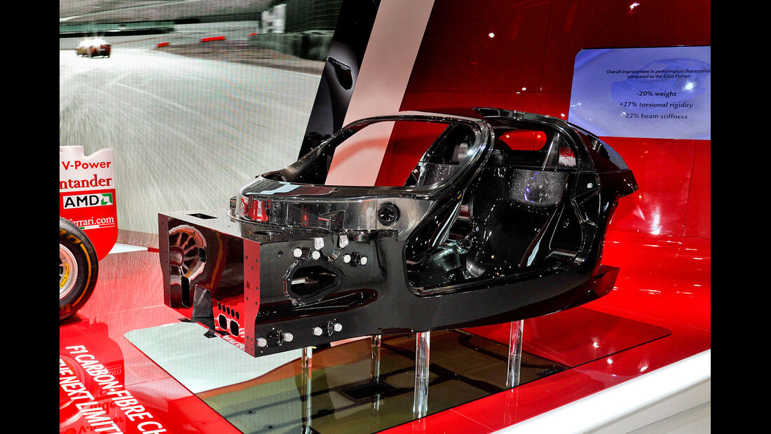 Ferrari Enzo Nachfolger Chassis Kohlefaser