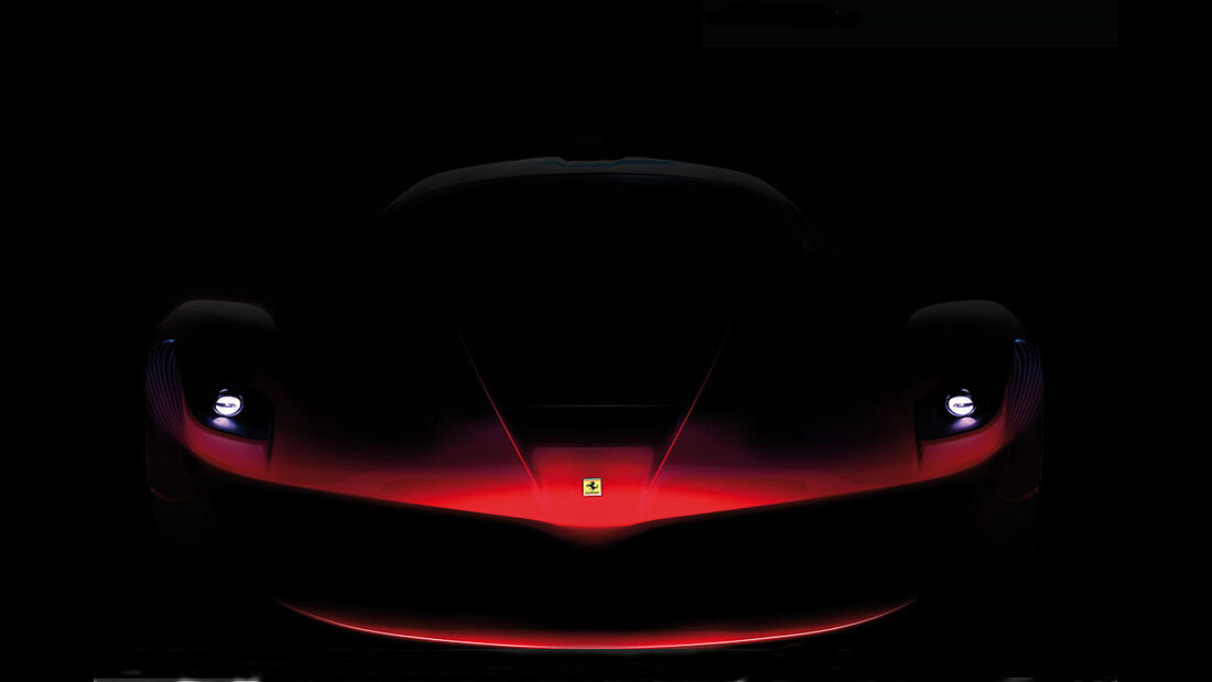 Ferrari Enzo Nachfolger Teaser Front