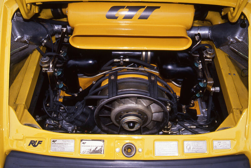 Ferrari F 40, Mercedes AMG 6.0 32 V, Porsche 959, Ruf-Porsche CTR, Hochgeschwindigkeits-Vergleich 1988