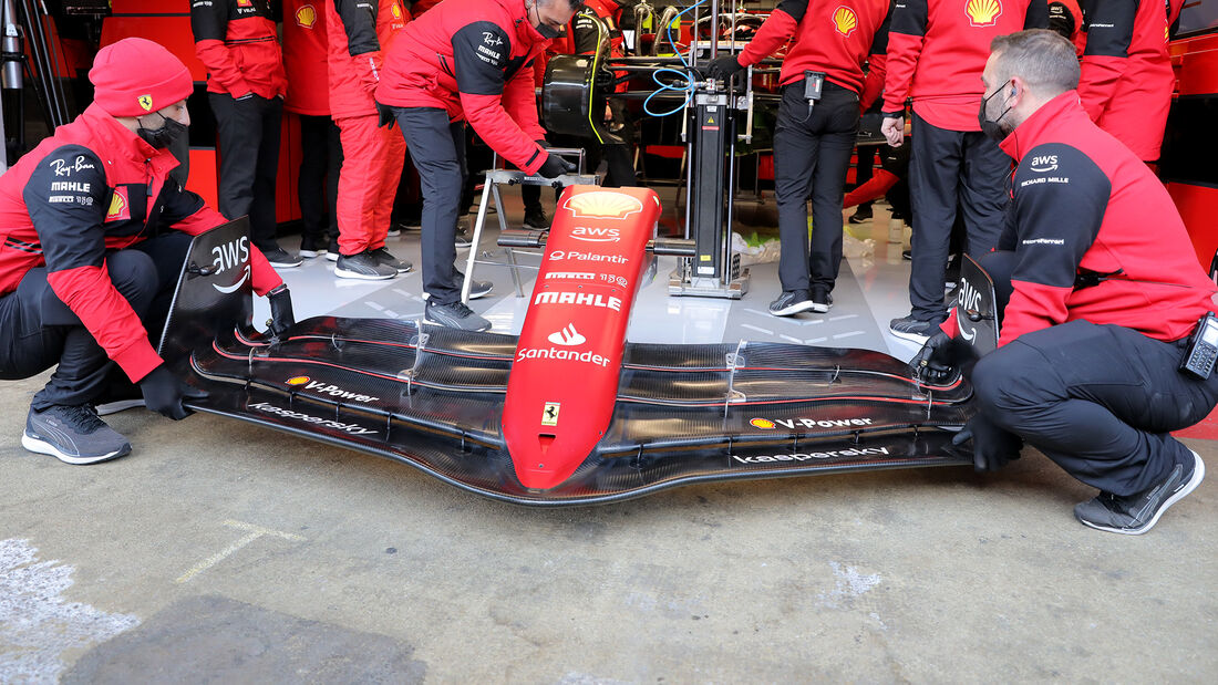 Ferrari - F1-Technik - Nasen - Test - Barcelona - 2022