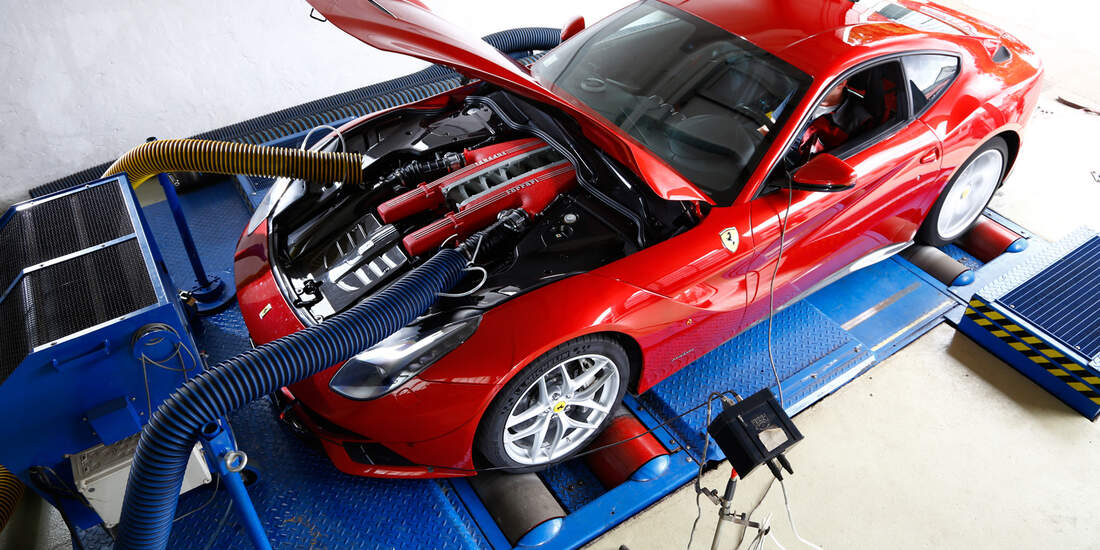 Ferrari F12 Berlinetta, Messstand