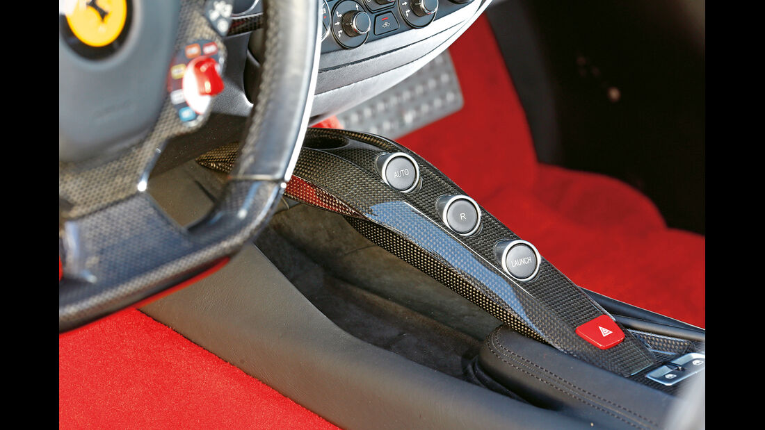Ferrari F12 Berlinetta, Mittelkonsole, Bedienelemente