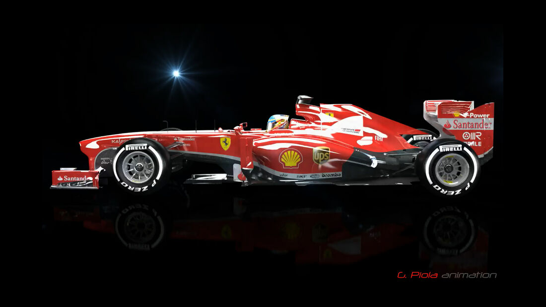 Ferrari F138 DRS 2013 - F1 Technik Piola