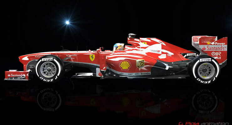 Ferrari F138 DRS 2013 - F1 Technik Piola