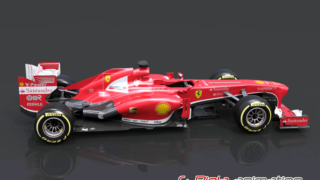 Ferrari F138 Updates Bahrain/Spanien 2013