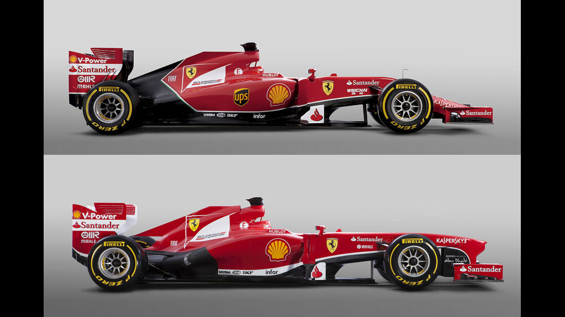 Ferrari F14 T - Piola Formel 1-Technik 2014