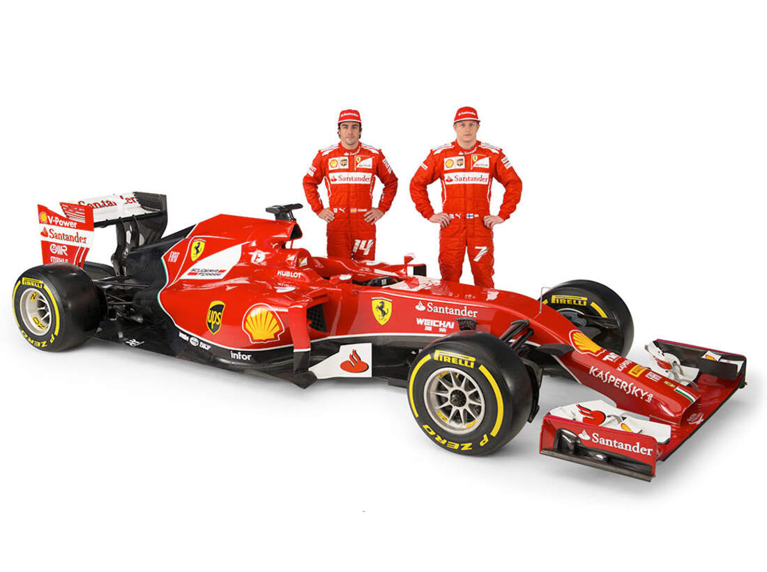 Ferrari F14 T für die F1 Saison 2014: Rote Göttin mit ...