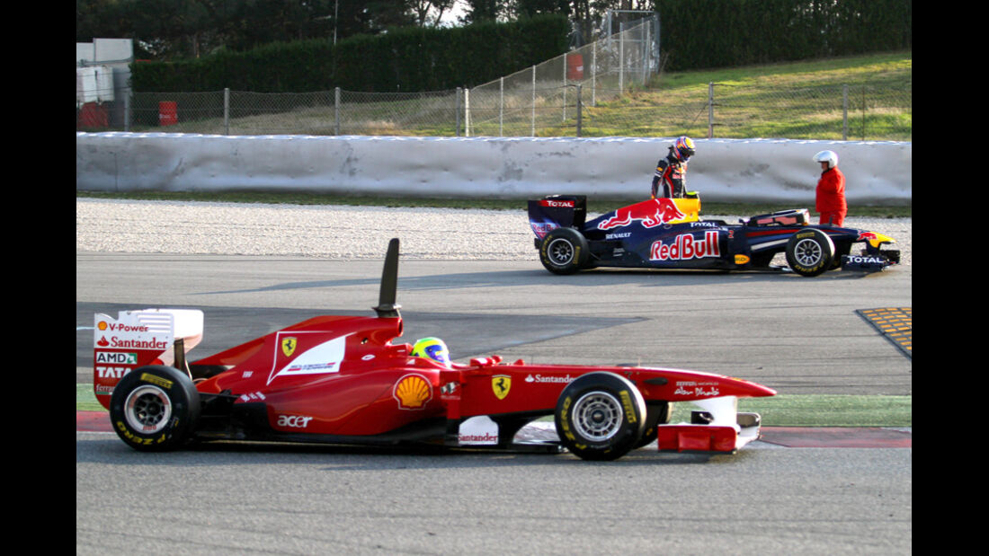 Ferrari F150 Massa Formel 1 Test Barcelona 2011