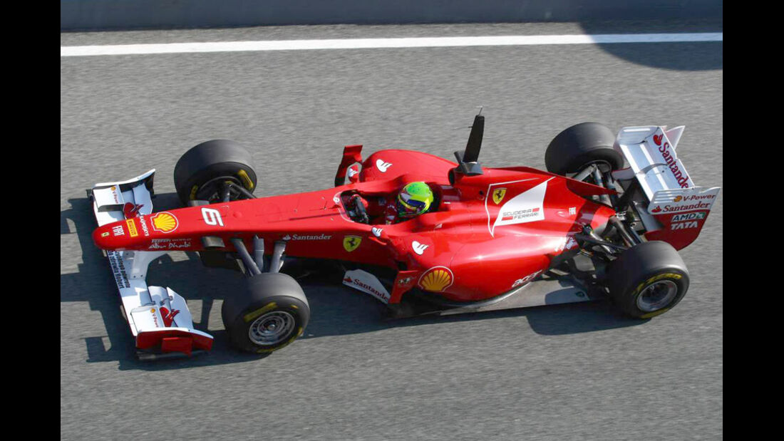 Ferrari F150 Massa Test 2011