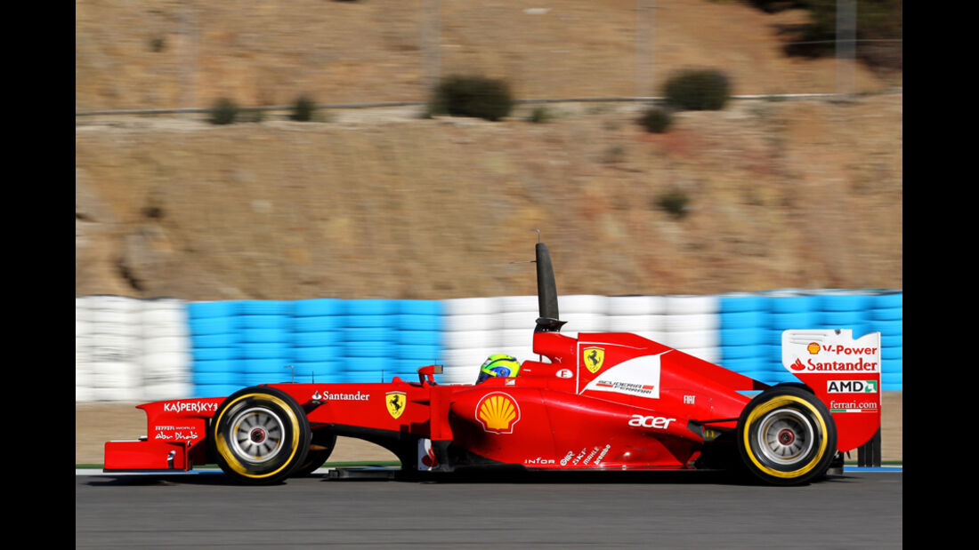 Ferrari F2012 Formel 1 Jerez 2012