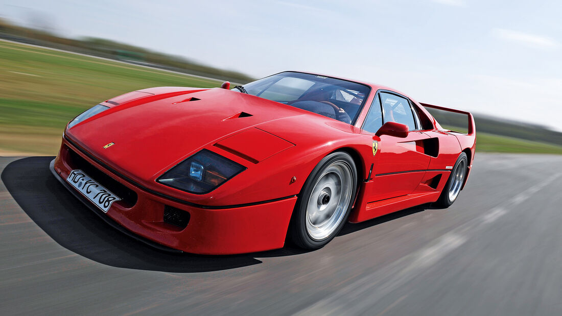 Ferrari F40, Frontansicht