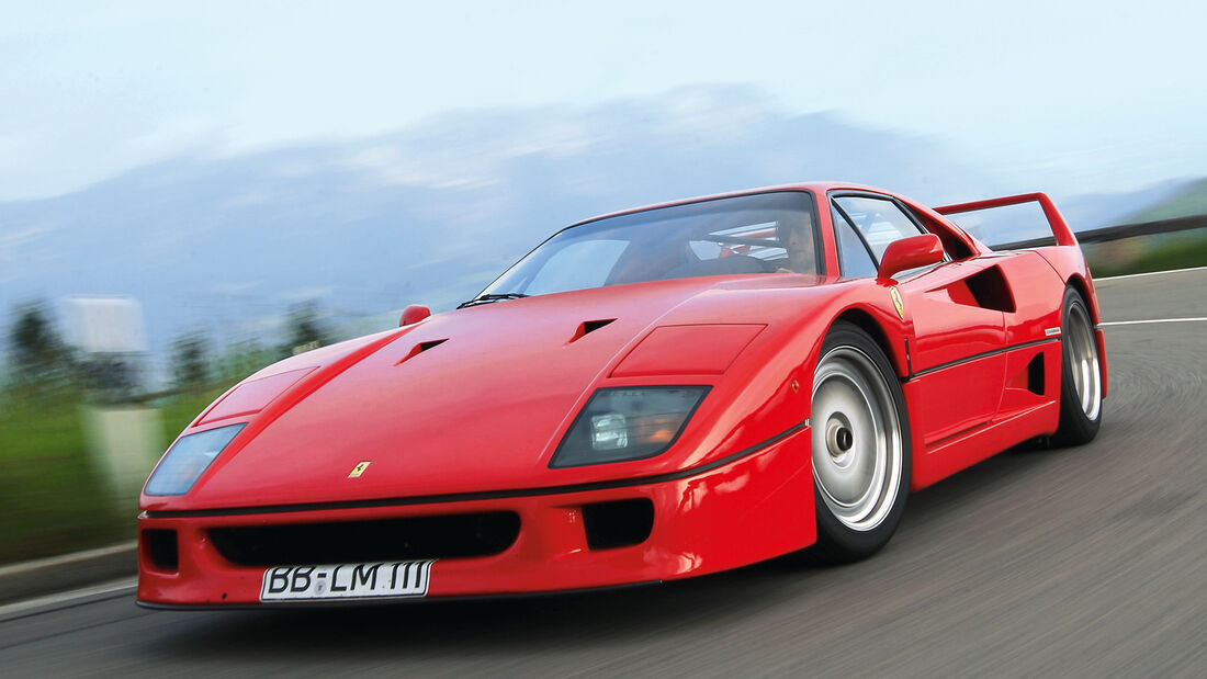 Ferrari F40, Frontansicht