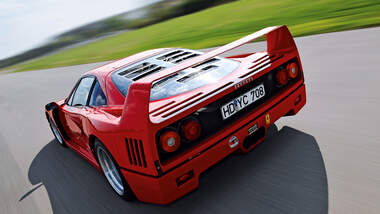 Ferrari F40, Heck, Heckspoiler