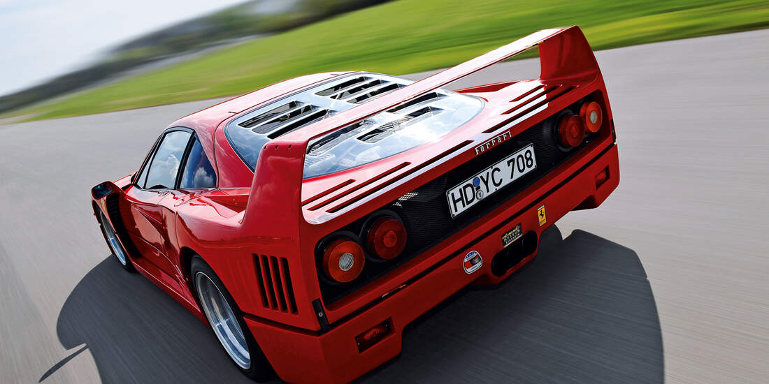Ferrari F40, Heck, Heckspoiler
