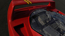 Ferrari F40, Heckspoiler