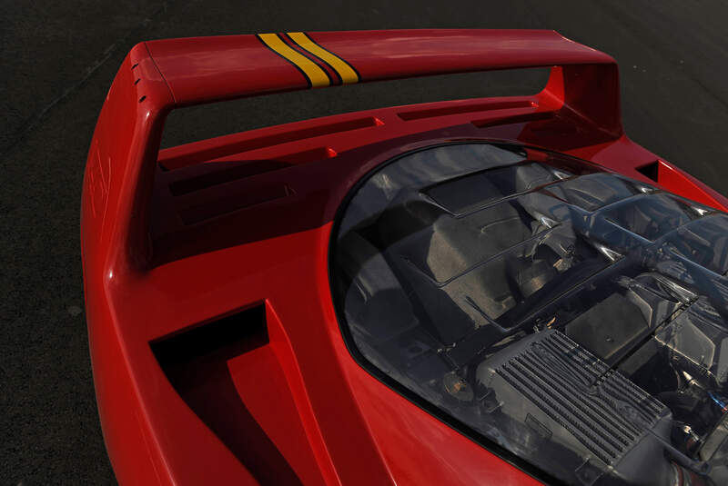 Ferrari F40, Heckspoiler