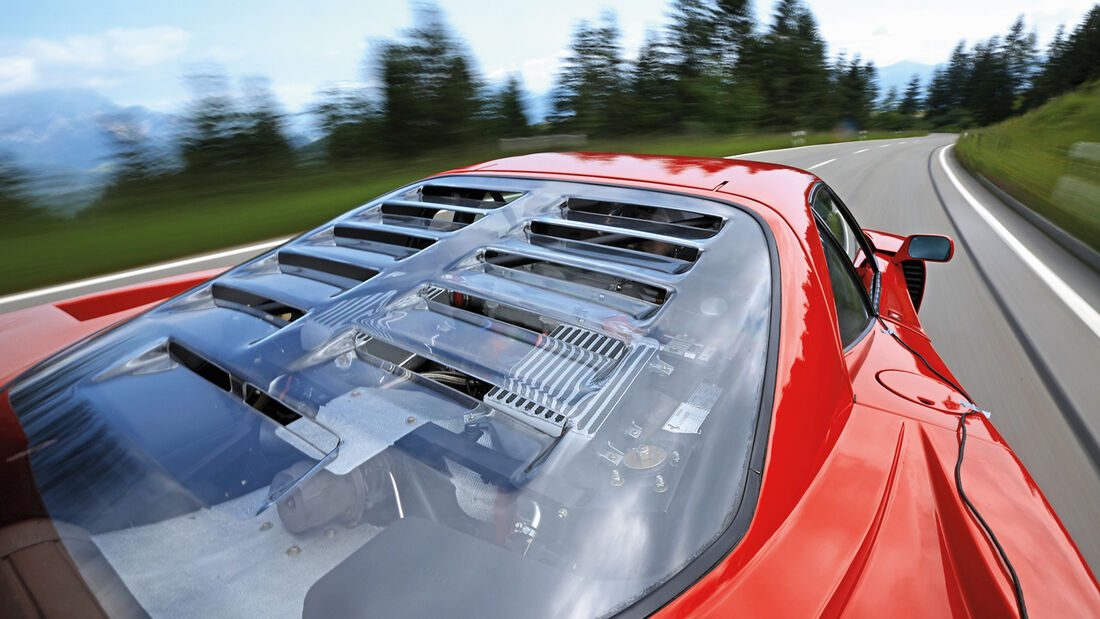 Ferrari F40, Plexiglaskuppel