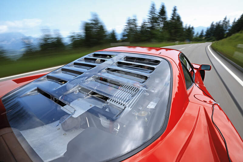 Ferrari F40, Plexiglaskuppel