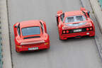 Ferrari F40, Porsche 959, Heckansicht