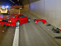 Ferrari F40 Unfall