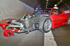 Ferrari F40 Unfall
