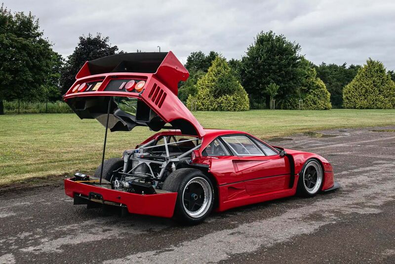 Ferrari F40 mit V12-Motor Ð 1992er Simpson-Ferrari V12 GTR