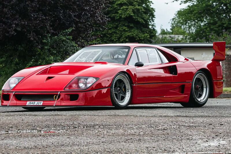 Ferrari F40 mit V12-Motor Ð 1992er Simpson-Ferrari V12 GTR