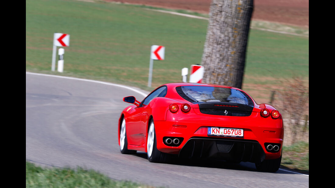 Ferrari F430, Heckansicht