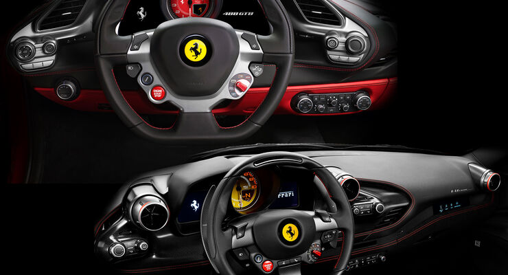 Ferrari F8 Tributo Vs 488 Cars Wallpapers Hd