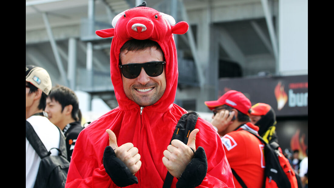 Ferrari-Fan - Formel 1 - GP Japan - 12. Oktober 2013