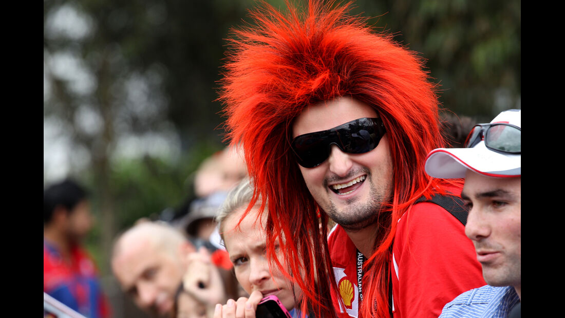 Ferrari-Fan - GP Australien - Melbourne - 16. März 2012