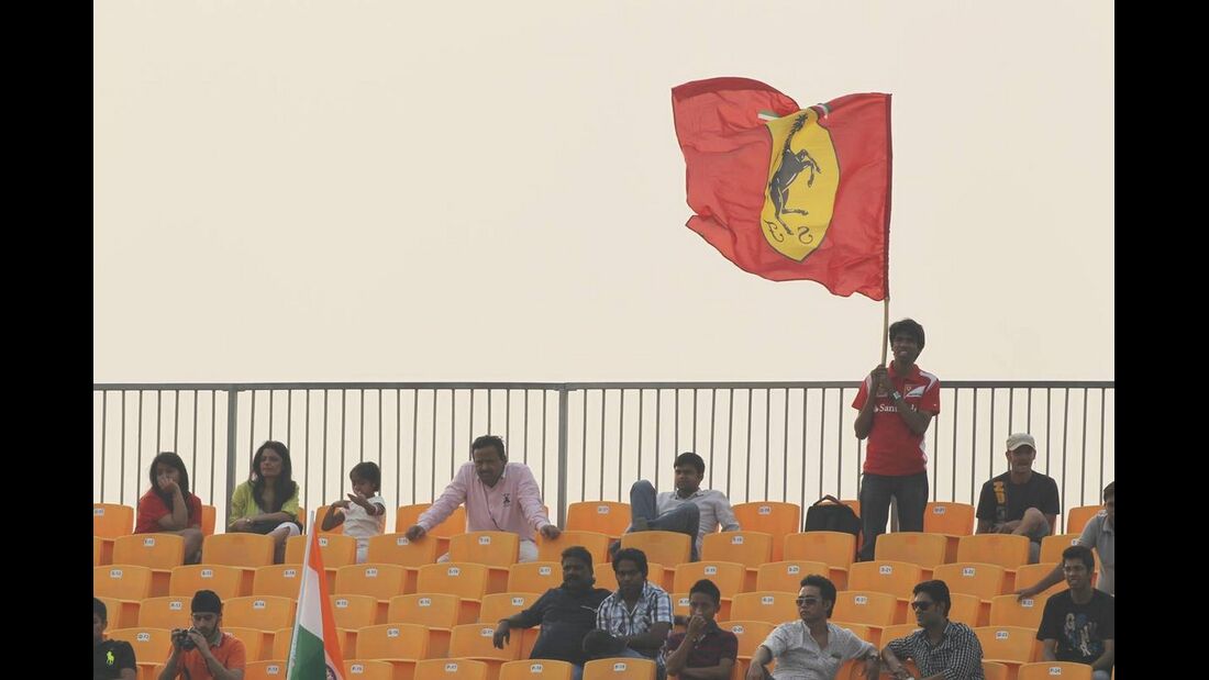 Ferrari Fans - Formel 1 - GP Indien - 28. Oktober 2012