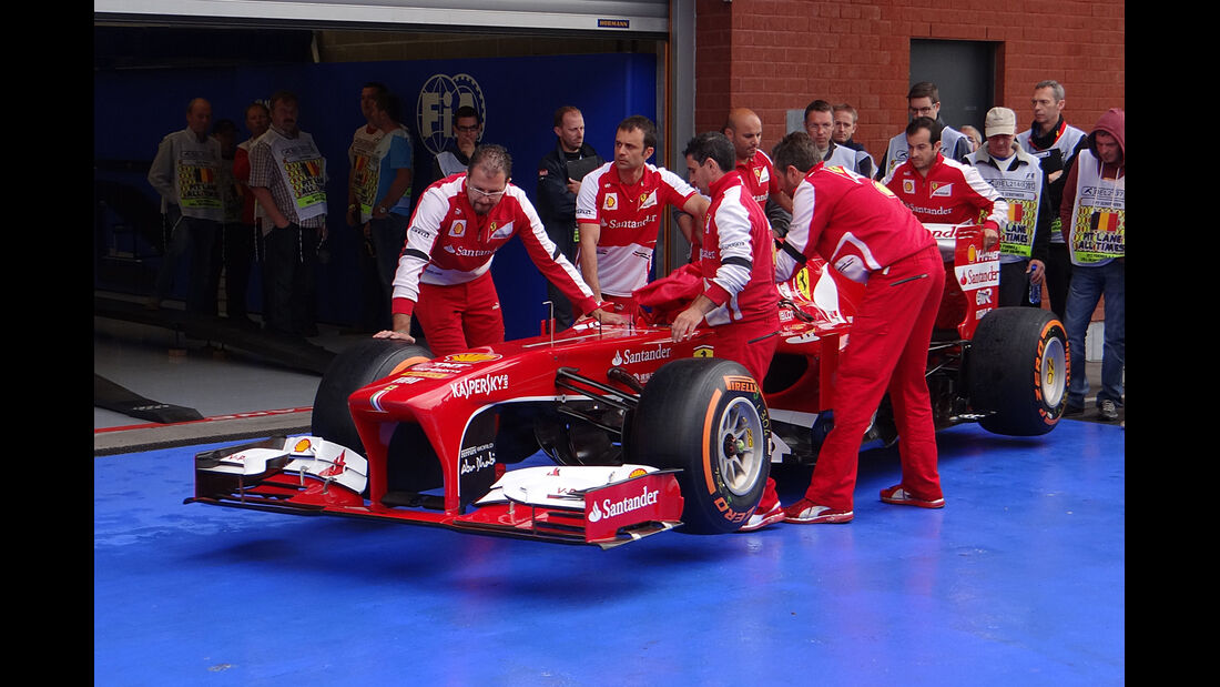 Ferrari - Formel 1 - GP Belgien - Spa Francorchamps - 23. August 2013
