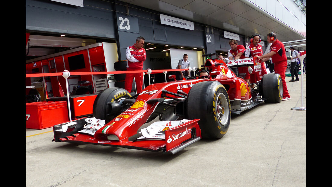Ferrari - Formel 1 - GP England - Silverstone - 3. Juli 2014