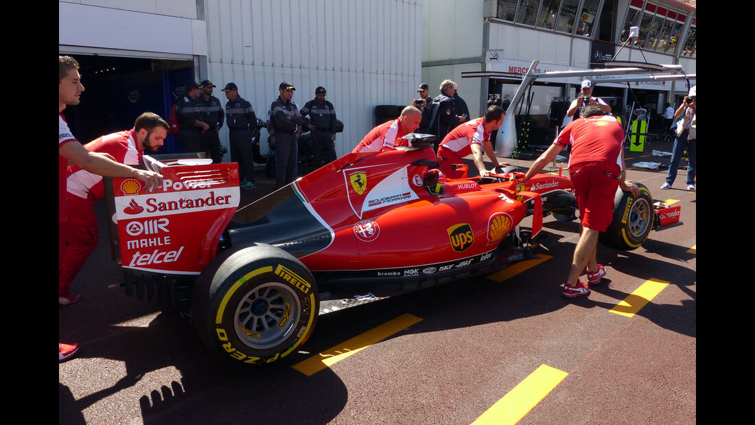 Ferrari  - Formel 1 - GP Monaco - Mittwoch - 20. Mai 2015