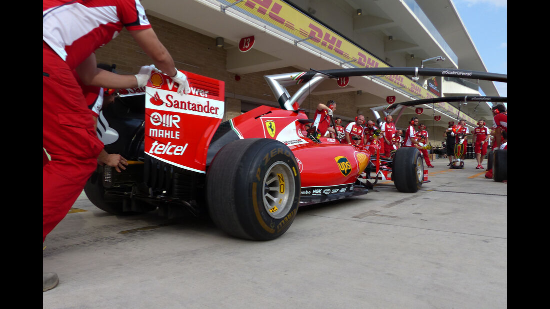 Ferrari - Formel 1 - GP USA - Austin - 21. Oktober 2015