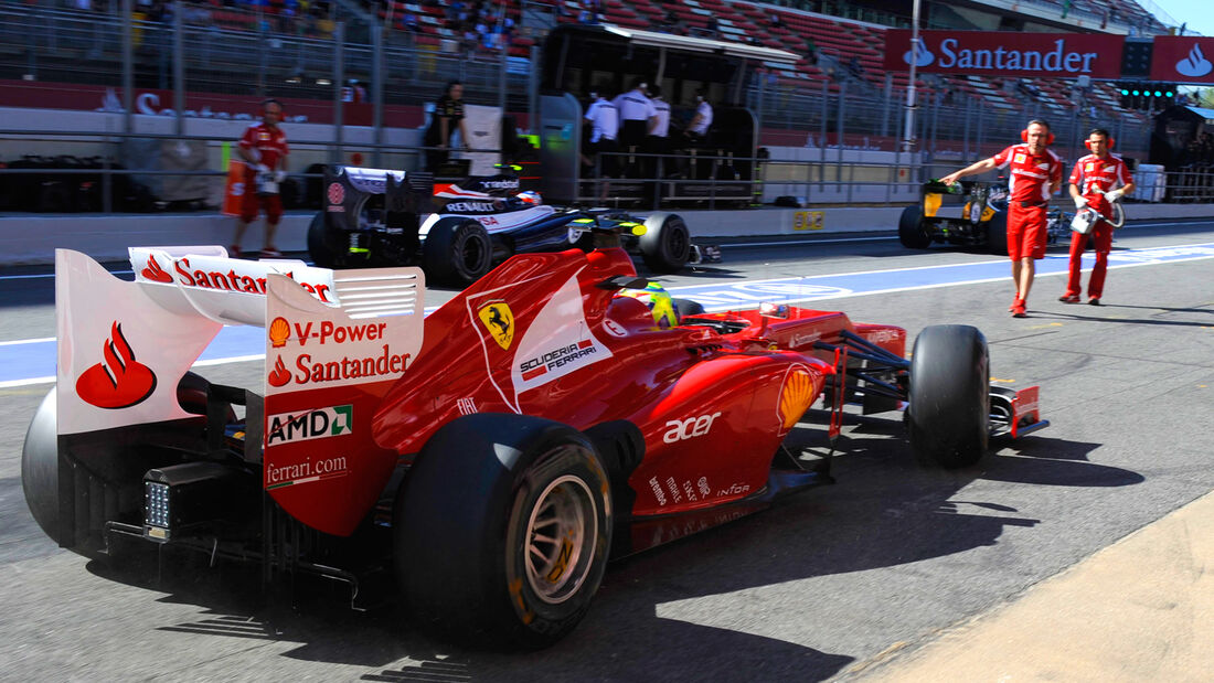 Ferrari Formel 1 Technik GP Spanien 2012