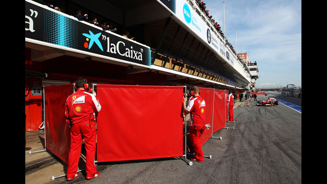 Ferrari - Formel 1 - Test - Barcelona - 3. März 2013