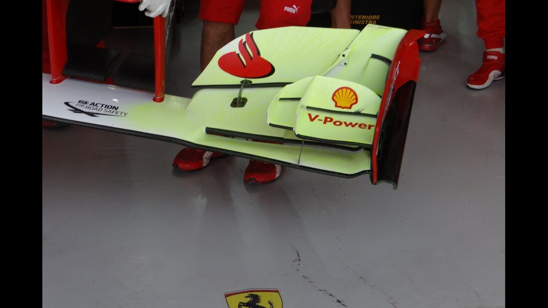 Ferrari Frontflügel - Formel 1 - GP Indien - 26. Oktober 2012