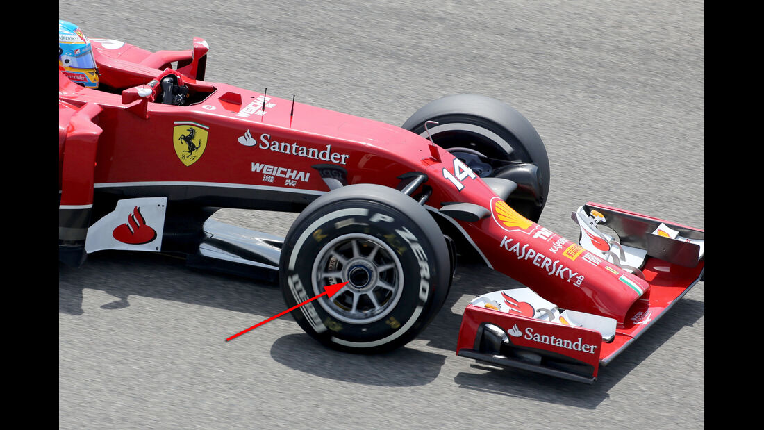 Ferrari - GP Bahrain 2014 Technik