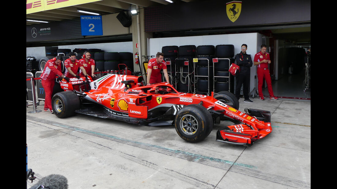 Ferrari - GP Brasilien - Interlagos - Formel 1 - Freitag - 9.11.2018