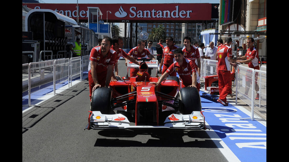 Ferrari - GP Europa - Formel 1 - Valencia - 22. Juni 2012