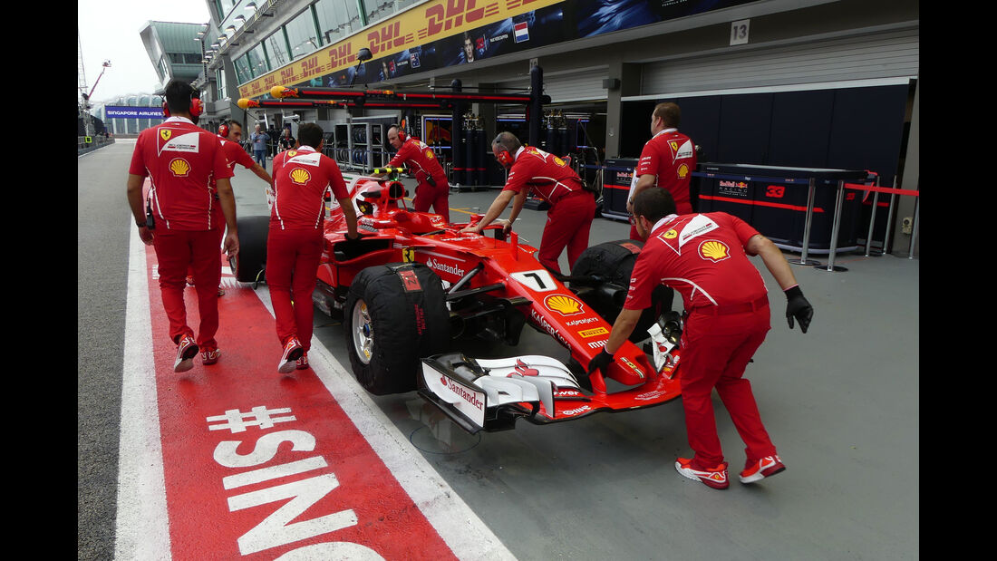 Ferrari - GP Singapur - Formel 1 - Freitag - 15.9.2017