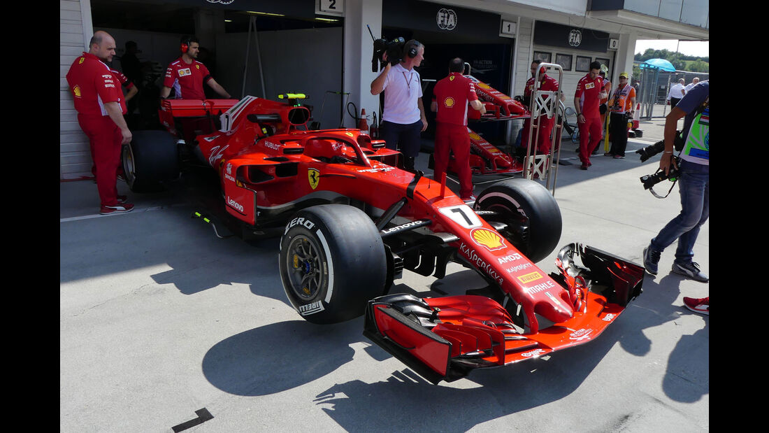 Ferrari - GP Ungarn - Budapest - Formel 1 - Freitag - 27.7.2018