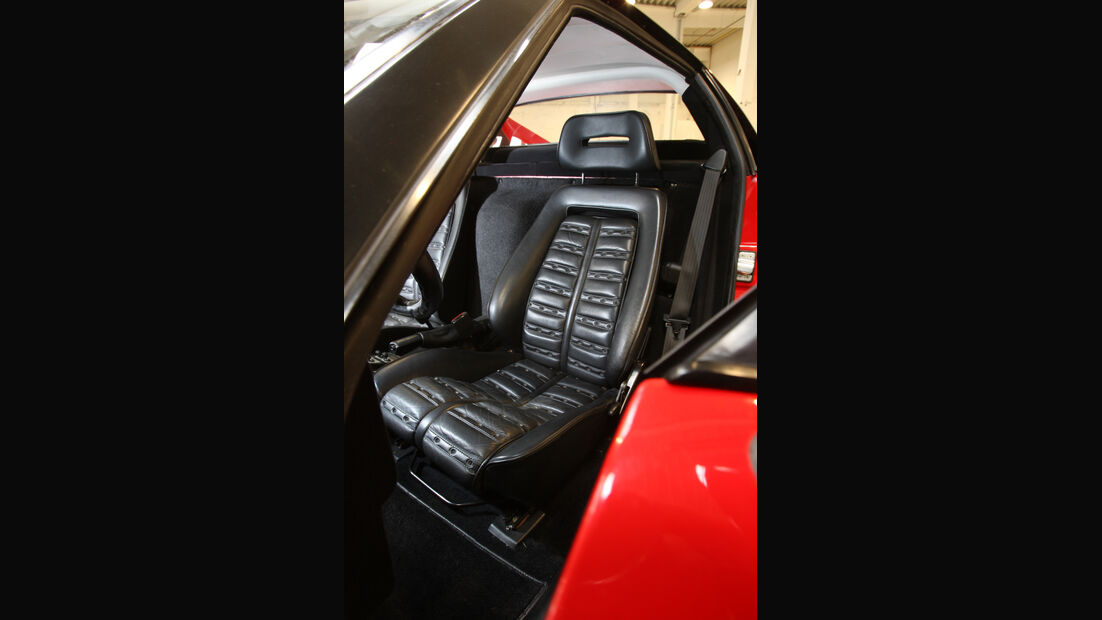 Ferrari GTO, Fahrersitz