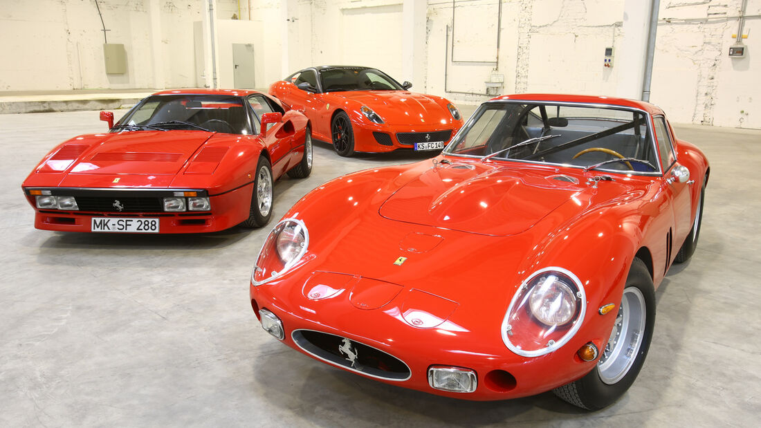 Ferrari GTO, Ferrari 250 GTO, Ferrari 599 GTO, Frontansicht